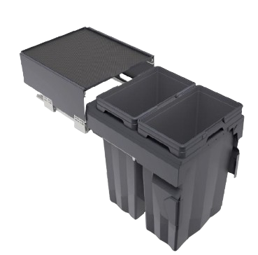 Poubelle coulissante MaxBin - 18'' - POU-MX18