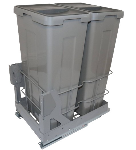 Sliding trash bin WRB - 15'' - POU-WRB400
