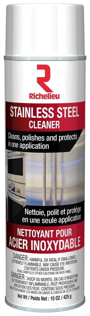 Stainless steel cleaner and polisher