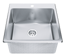Steel Queen sink - 20 9⁄16"L x 20 1⁄8"W - QSLA2020