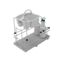 Rangement coulissant pour caisson d'évier