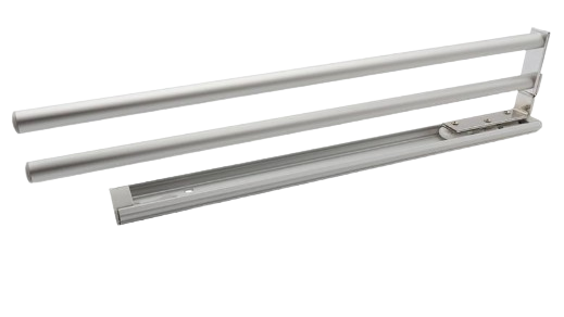 Sliding towel rack