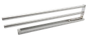 Sliding towel rack