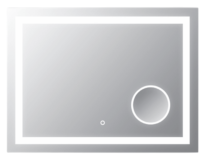 Effect mirror with magnifying mirror - 24" x 32" - MR1785