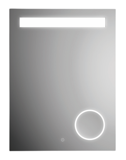 [MR1672-500-001] Emblem mirror with magnifying mirror - 24" x 32" - MR1672