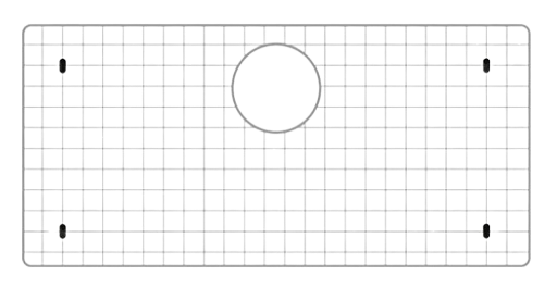 [GR062 - NAUTIKA] Grille d'évier - GR062