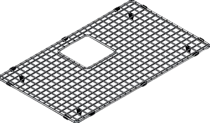 [PT2836S - FRANKE] Grille d'évier - PT2836S